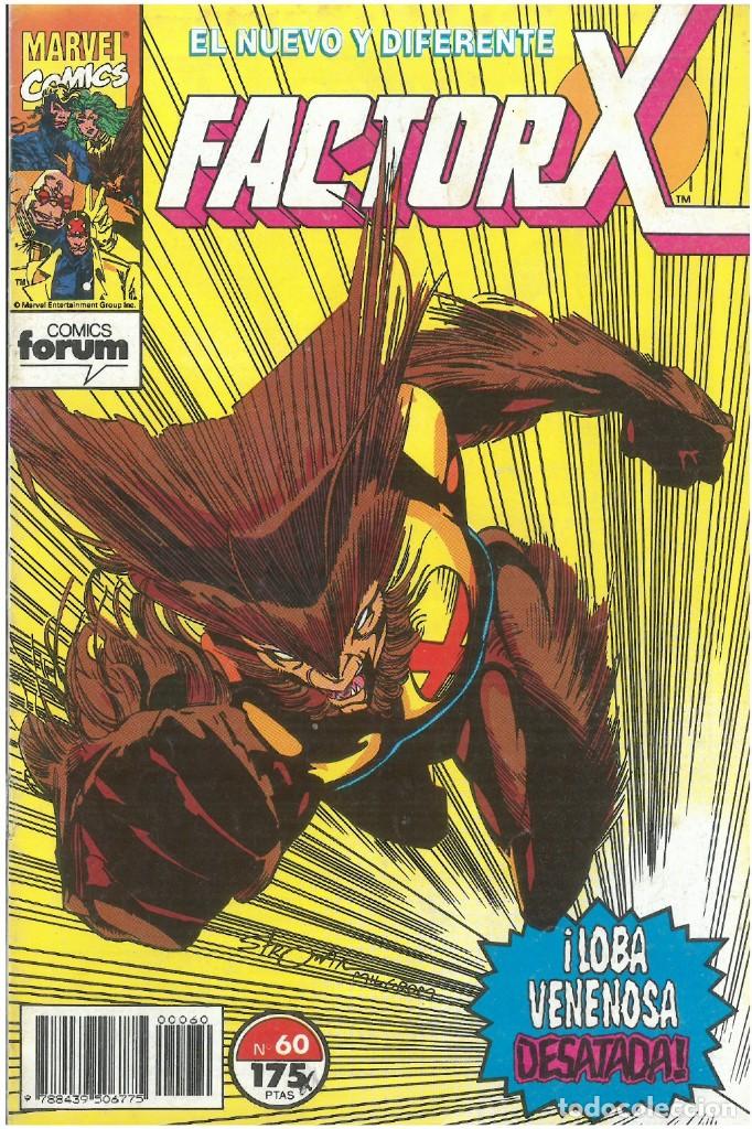 C&oacute;mics: FACTOR X. N&ordm; 60. 1988. VOLUMEN 1. EDITORIAL FORUM. C-71 - Foto 1