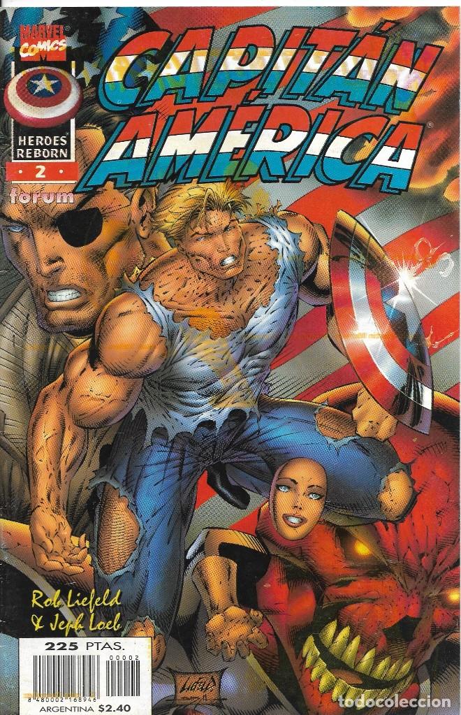C&oacute;mics: Capit&aacute;n Am&eacute;rica. Marvel Comics forum 2 Heroes Reborn - Foto 1