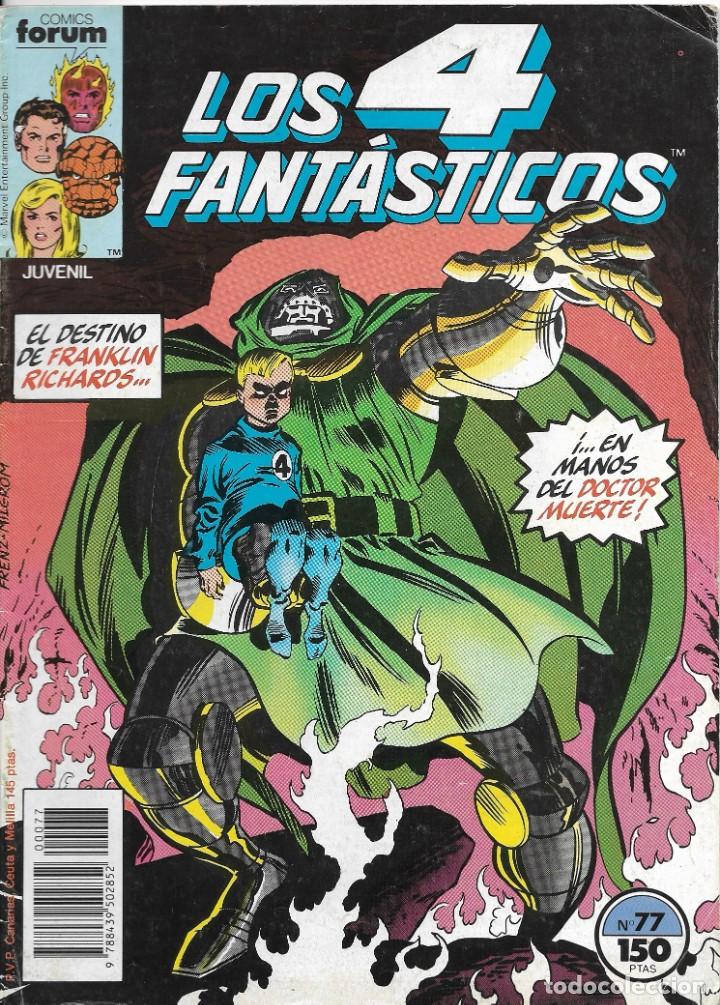 C&oacute;mics: los 4 fantasticos. comics forum num. 77 - Foto 1