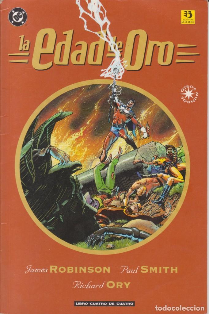 C&oacute;mics: C&Oacute;MIC DC TOMO &rdquo; LA EDAD DE ORO &rdquo; LIBRO 4 FRMTO. PRESTIGIO ED. ZINCO 1995 - Foto 1