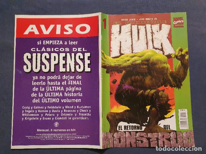 C&oacute;mics: EL INCREIBLE HULK VOL. 2 # 1 (FORUM) - 2003 - Foto 2