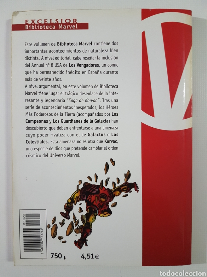 C&oacute;mics: BIBLIOTECA MARVEL VENGADORES 28 - TOMO MARVEL FORUM - Foto 2