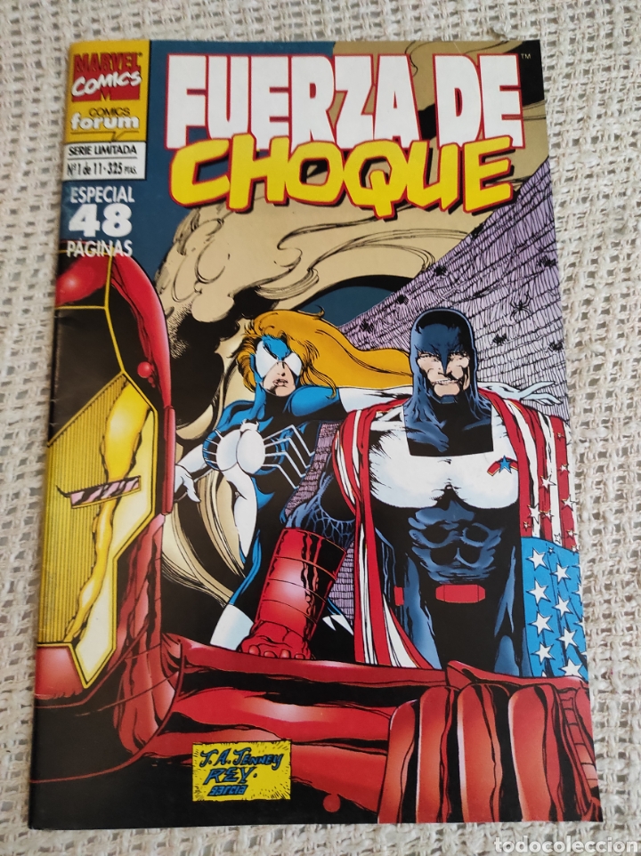 C&oacute;mics: FUERZA DE CHOQUE VOL. 1 N&ordm; 1 ED. FORUM - Foto 1