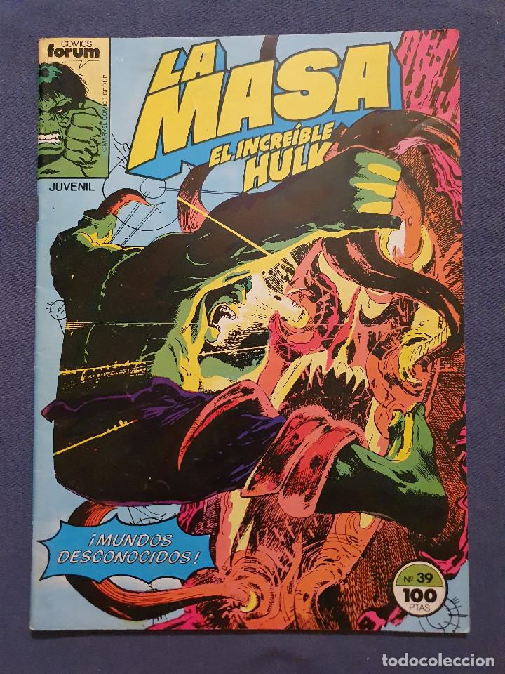 C&oacute;mics: LA MASA EL INCREIBLE HULK VOL 1 # 39 (FORUM) - 1985 - Foto 1