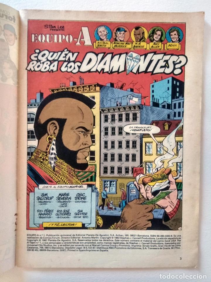 C&oacute;mics: COMICS FORUM: EQUIPO A, N&ordm; 1, 1987 (THE A-TEAM) - Foto 4