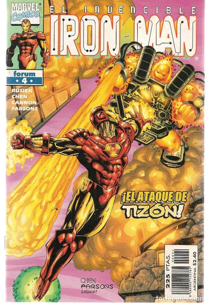 C&oacute;mics: EL INVENCIBLE IRON MAN. N&ordm; 4. FORUM. (C/A21) - Foto 1