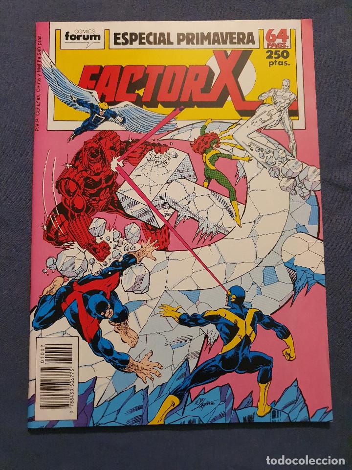 C&oacute;mics: FACTOR X - ESPECIAL PRIMAVERA 1989 (FORUM) - Foto 1