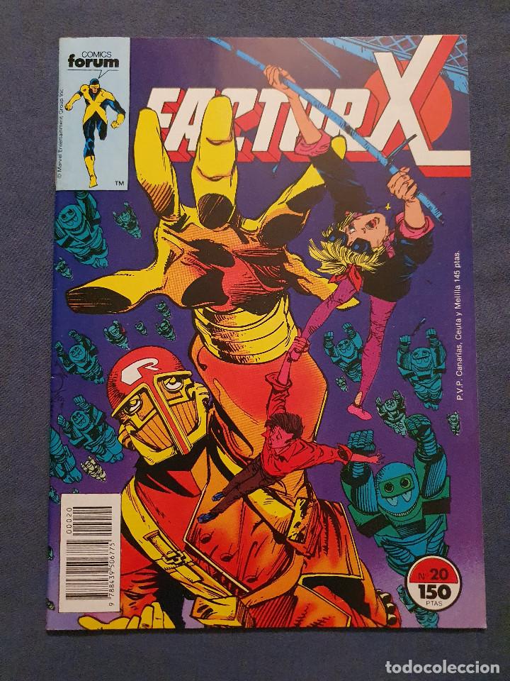 C&oacute;mics: FACTOR X VOL. 1 # 20 (FORUM) - 1989 - Foto 1