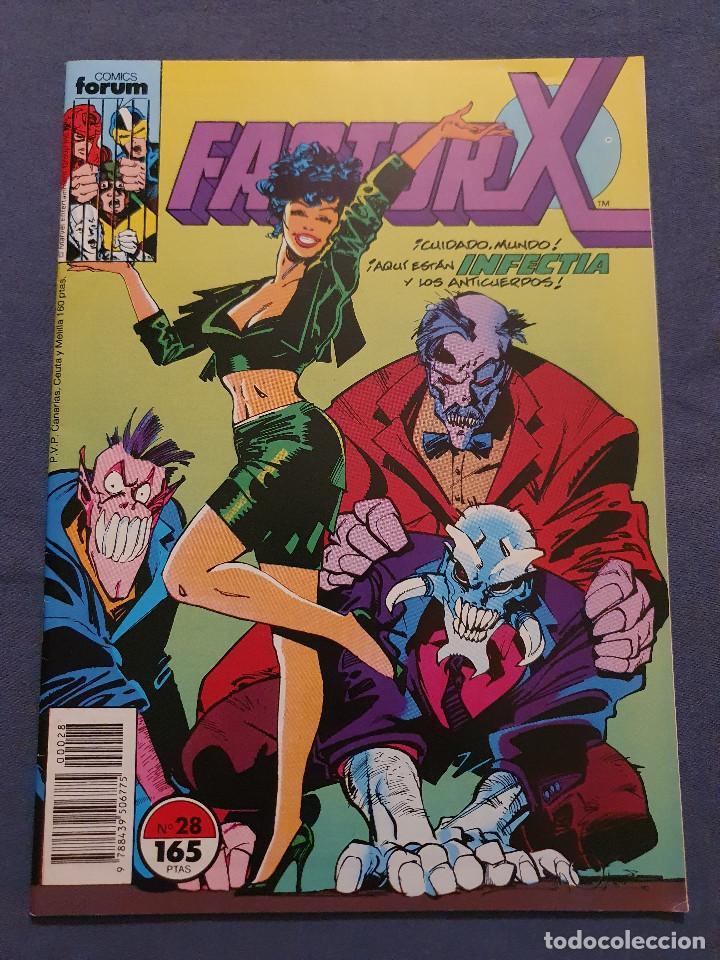 C&oacute;mics: FACTOR X VOL. 1 # 28 (FORUM) - 1990 - Foto 1