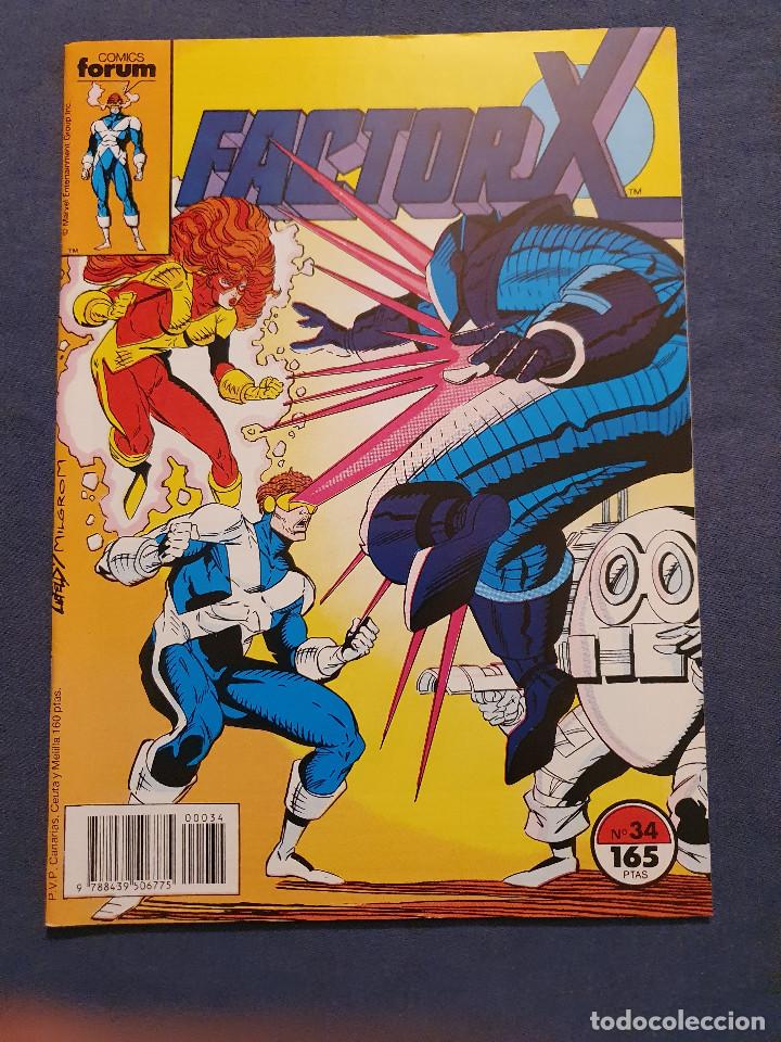 C&oacute;mics: FACTOR X VOL. 1 # 34 (FORUM) - 1990 - Foto 1