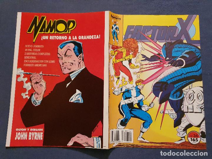 C&oacute;mics: FACTOR X VOL. 1 # 34 (FORUM) - 1990 - Foto 2