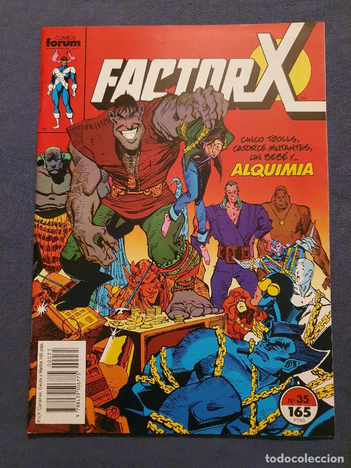 C&oacute;mics: FACTOR X VOL. 1 # 35 (FORUM) - 1990 - Foto 1