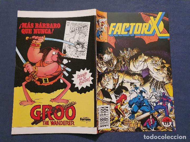 C&oacute;mics: FACTOR X VOL. 1 # 36 (FORUM) - 1991 - Foto 2