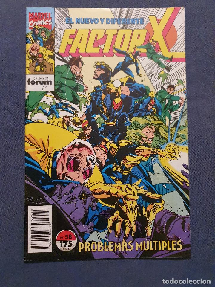 C&oacute;mics: FACTOR X VOL. 1 # 58 (FORUM) - 1992 - Foto 1