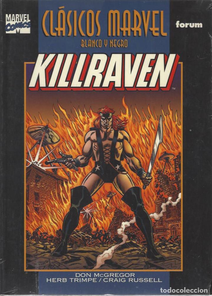 C&oacute;mics: KILLRAVEN - CLASICOS MARVEL BLANCO Y NEGRO - PRECINTADO !! - Foto 1