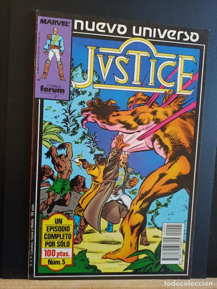 C&oacute;mics: NUEVO UNIVERSO JUSTICE N&ordm; 5 FORUM MARVEL - Foto 1