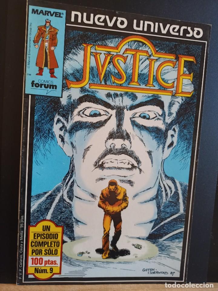 C&oacute;mics: NUEVO UNIVERSO JUSTICE N&ordm; 9 FORUM MARVEL - Foto 1