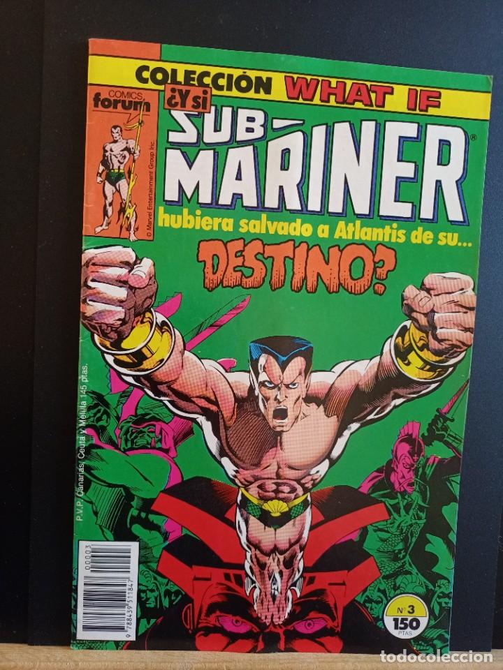 C&oacute;mics: COLECCI&Oacute;N WHAT IF SUBMARINER N&ordm; 3 FORUM MARVEL - Foto 1