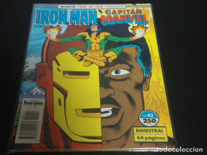 C&oacute;mics: Marvel two in one 42 Capitan Marvel Iron Man - Foto 1