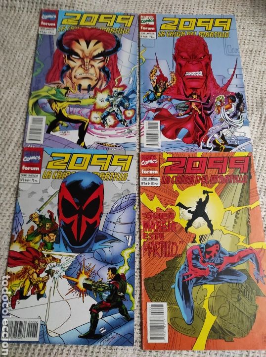 Comics: 2099, LA CAIDA DEL MARTILLO - LOTE DE 4 EJEMPLARES N&ordm; 1,2,3,4 -EDITA: FORUM - COLECCION DE 6 NUMEROS