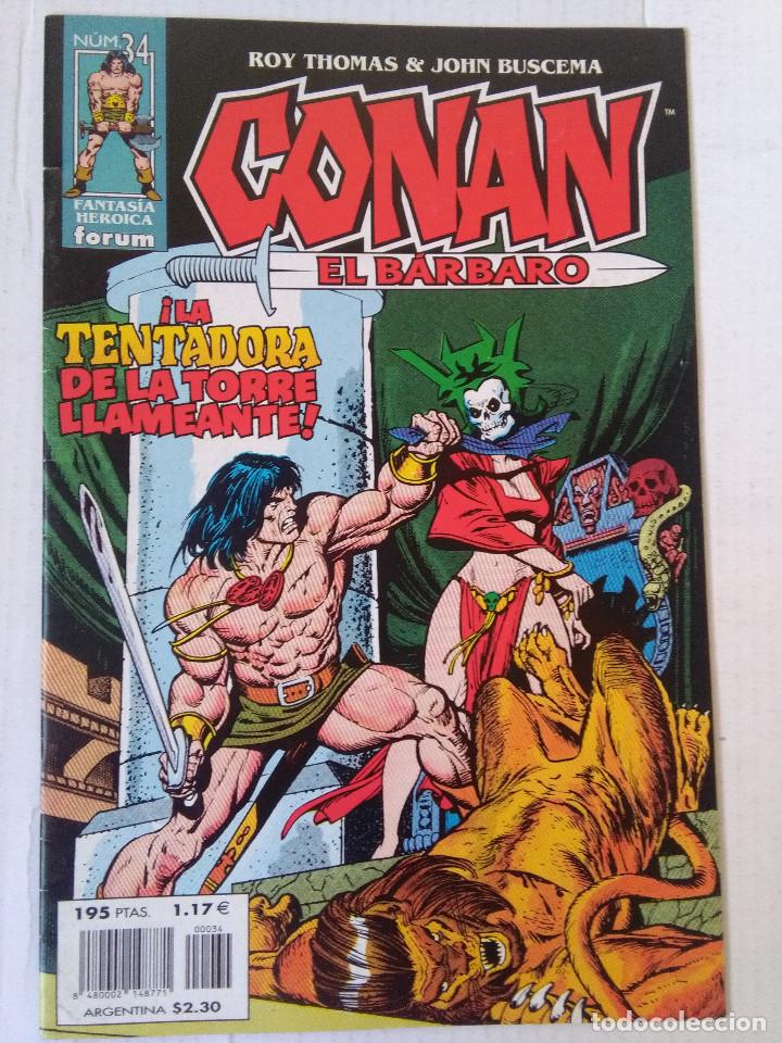 C&oacute;mics: FANTASIA HEROICA-CONAN EL BARBARO 34-FORUM - Foto 1
