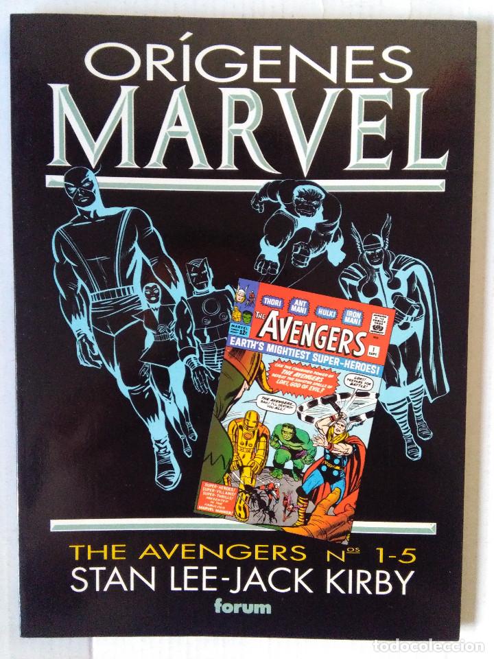 C&oacute;mics: ORIGENES MARVEL-THE AVENGERS 1 AL 5 - Foto 1