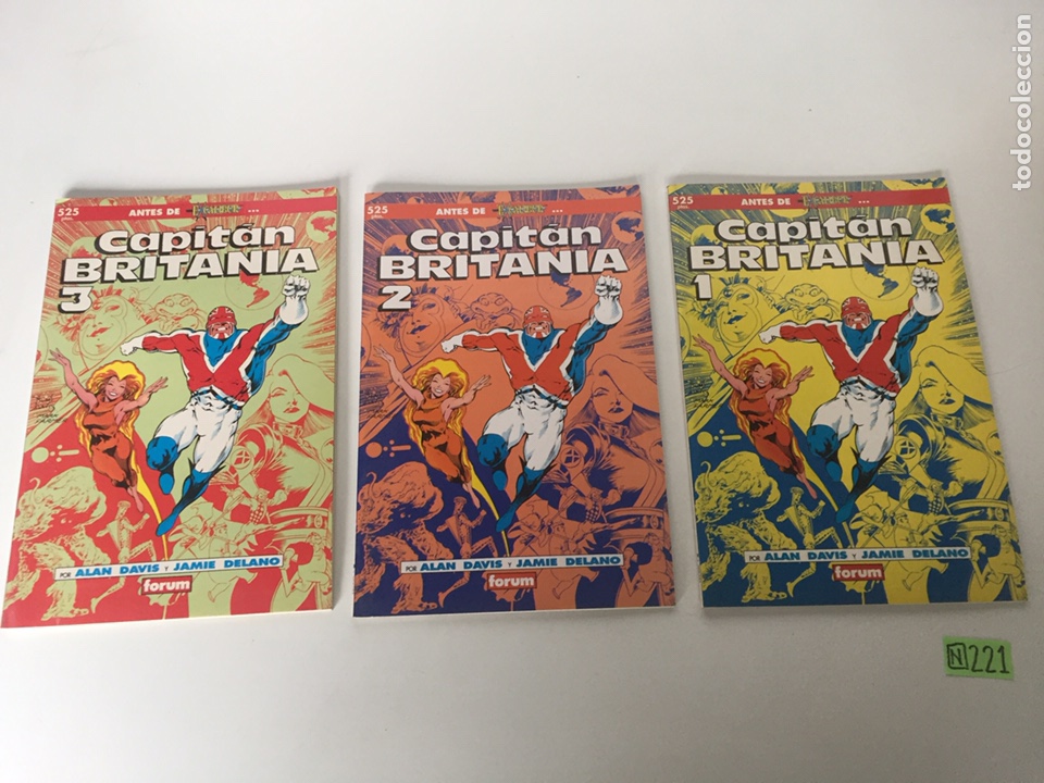 C&oacute;mics: Capit&aacute;n britania 3 n&uacute;meros - Foto 1