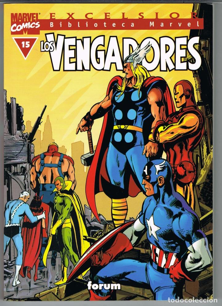 C&oacute;mics: BIBLIOTECA MARVEL. LOS VENGADORES NUMERO 15 - Foto 1