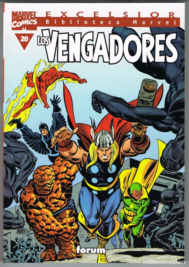 C&oacute;mics: BIBLIOTECA MARVEL. LOS VENGADORES NUMERO 20 - Foto 1