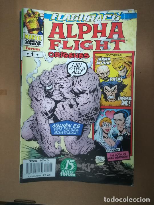 C&oacute;mics: FLASHBACK. ALPHA FLIGHT. OR&Iacute;GENES. N&ordm; 1. FORUM - Foto 1
