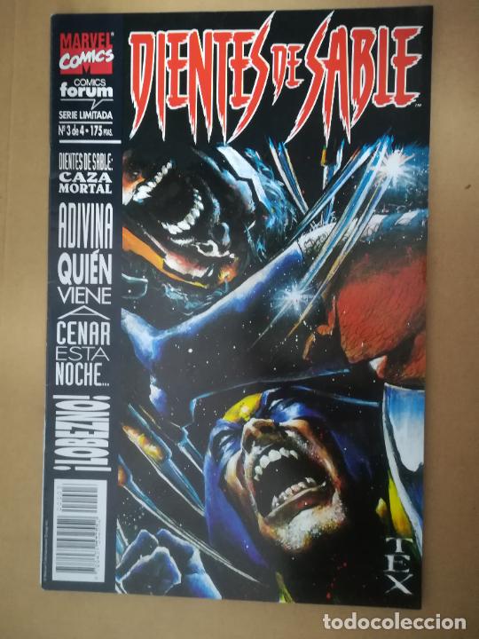 C&oacute;mics: DIENTES DE SABLE. CAZA MORTAL. COMPLETA EN 4 N&Uacute;MEROS. FORUM - Foto 4