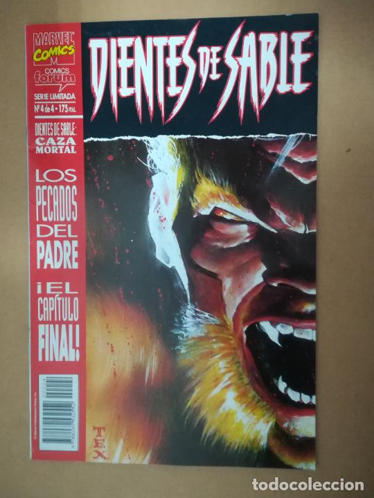 C&oacute;mics: DIENTES DE SABLE. CAZA MORTAL. COMPLETA EN 4 N&Uacute;MEROS. FORUM - Foto 5