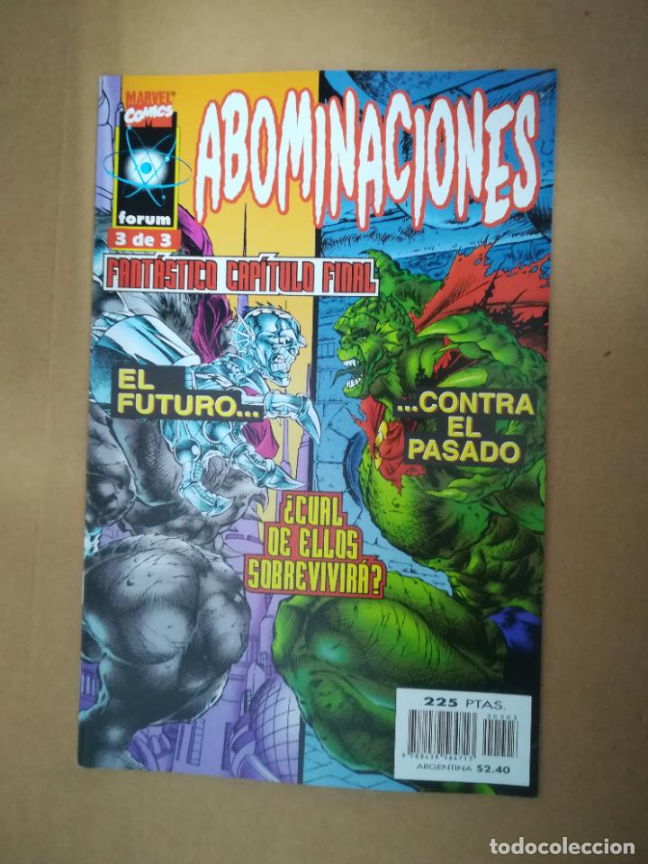 C&oacute;mics: ABOMINACIONES. MINISERIE COMPLETA EN 3 N&Uacute;MEROS. FORUM - Foto 4
