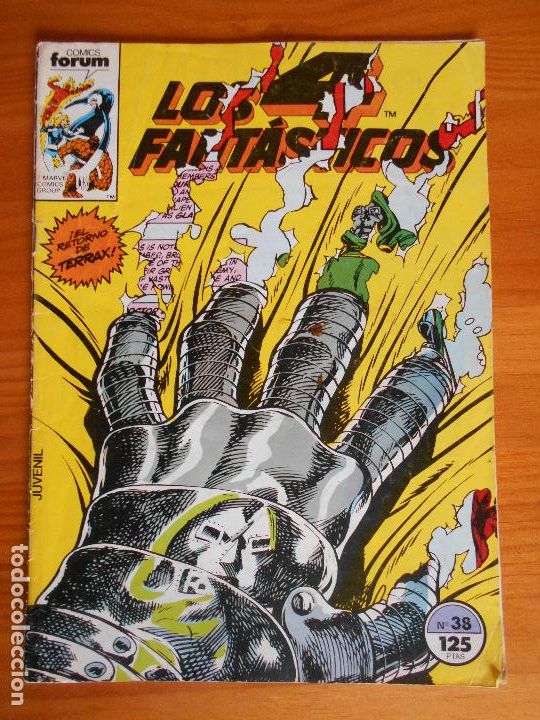 C&oacute;mics: LOS 4 FANTASTICOS N&ordm; 38 - MARVEL - FORUM (A) - Foto 1