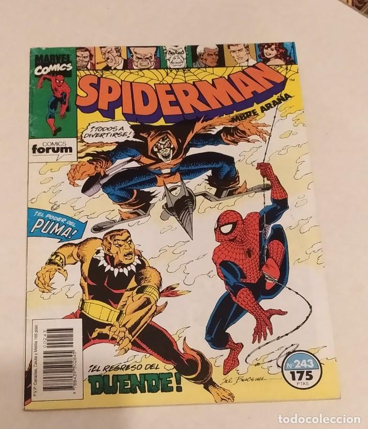 C&oacute;mics: SPIDERMAN N&ordm; 243 - COMICS FORUM - MARVEL 36 PAGINAS A&Ntilde;O 1991 - Foto 1