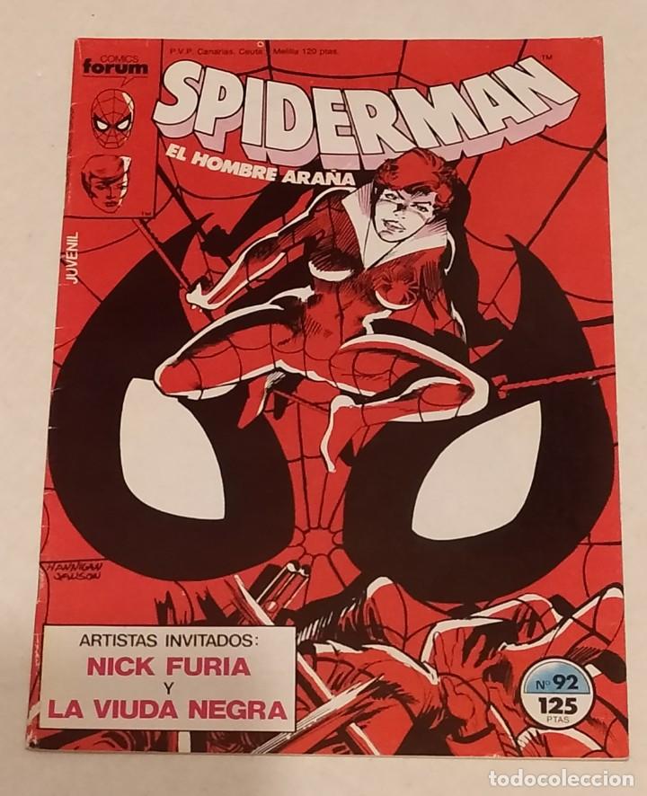 C&oacute;mics: SPIDERMAN N&ordm; 92 - COMICS FORUM - MARVEL A&Ntilde;O 1986 - Foto 1