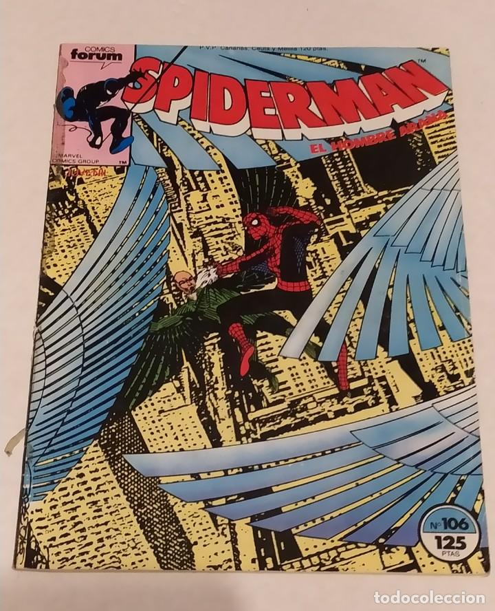 C&oacute;mics: SPIDERMAN N&ordm; 106 - COMICS FORUM - MARVEL A&Ntilde;O 1986 - Foto 1