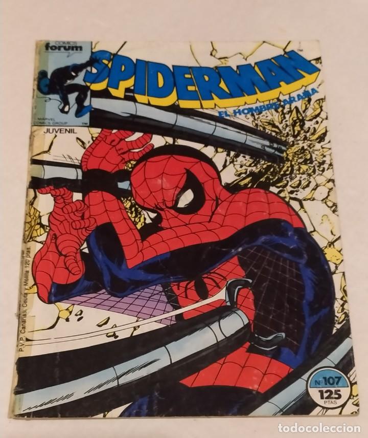 C&oacute;mics: SPIDERMAN N&ordm; 107 - COMICS FORUM - MARVEL A&Ntilde;O 1986 - Foto 1