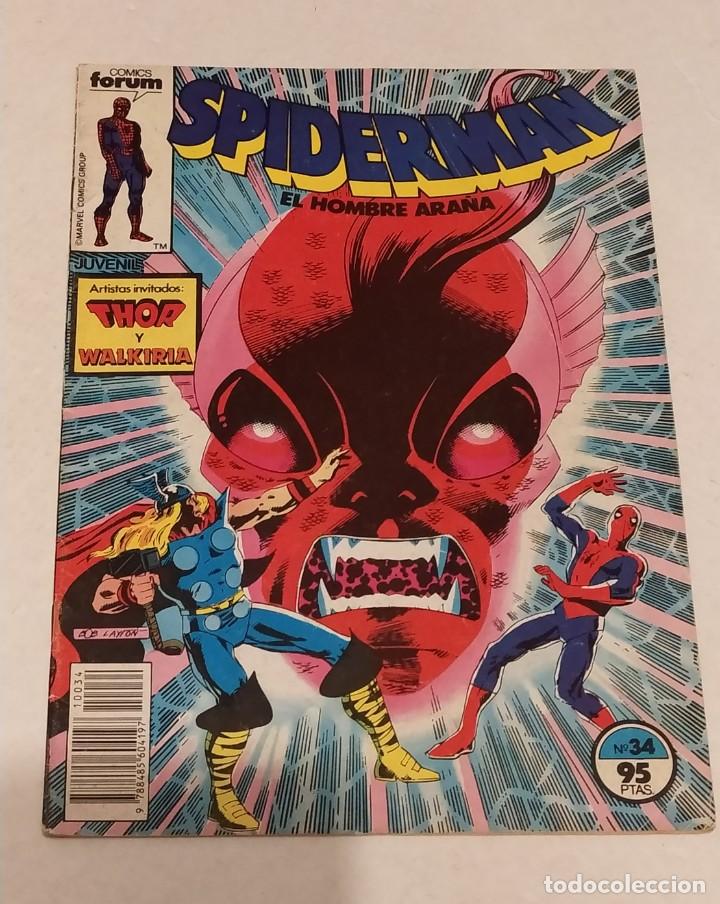 C&oacute;mics: SPIDERMAN N&ordm; 34 - COMICS FORUM - MARVEL A&Ntilde;O 1983 - Foto 1