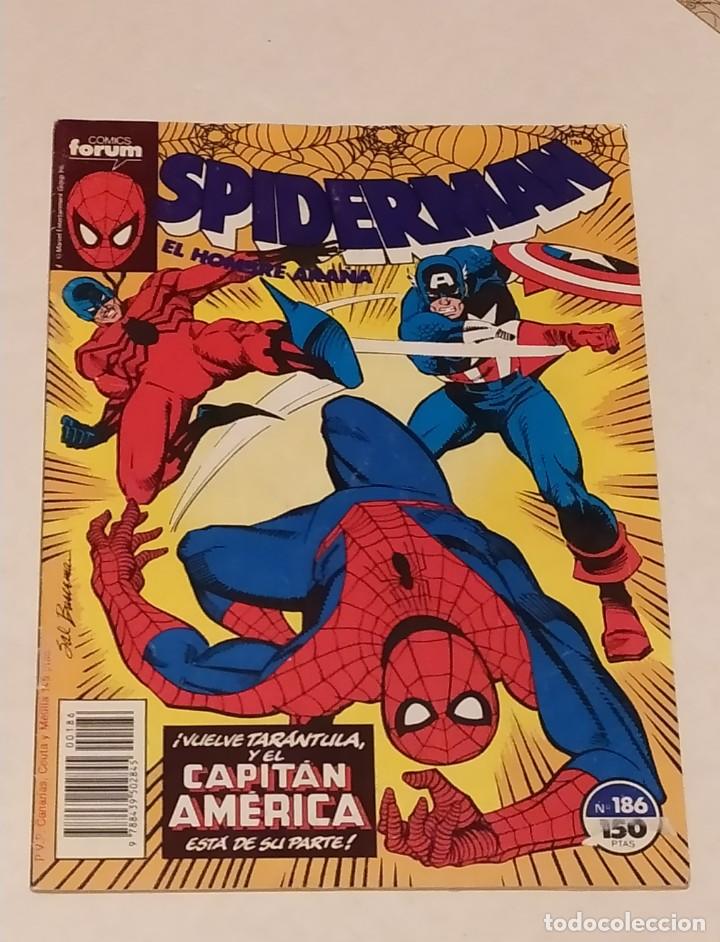 C&oacute;mics: SPIDERMAN N&ordm; 186 - COMICS FORUM - MARVEL A&Ntilde;O 1989 - Foto 1