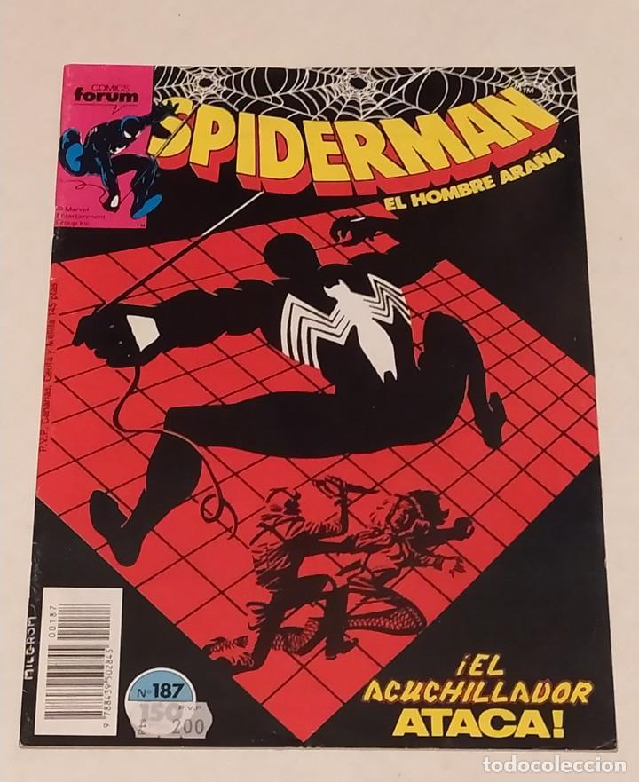 C&oacute;mics: SPIDERMAN N&ordm; 187 - COMICS FORUM - MARVEL A&Ntilde;O 1989 - Foto 1