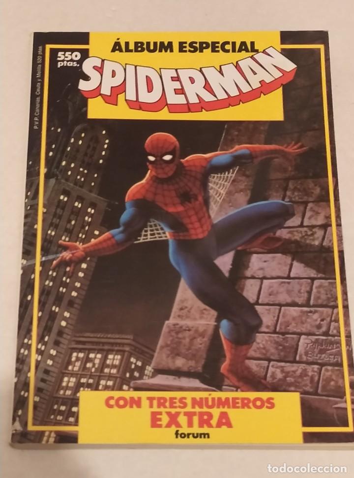 C&oacute;mics: RETAPADO ALBUM ESPECIAL SPIDERMAN - COMICS FORUM- MARVEL 1987 - Foto 1