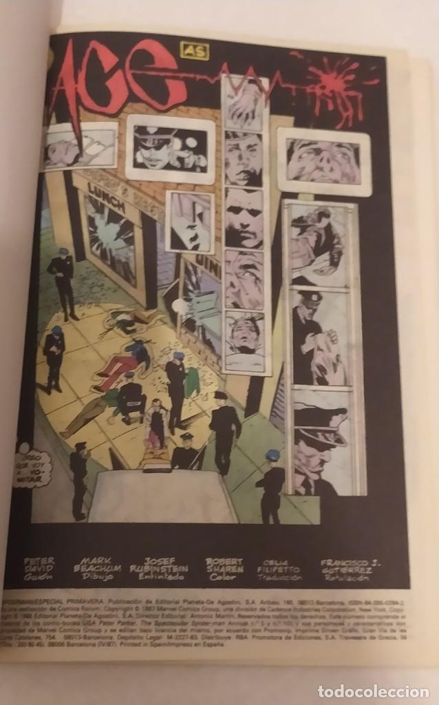 C&oacute;mics: RETAPADO ALBUM ESPECIAL SPIDERMAN - COMICS FORUM- MARVEL 1987 - Foto 2