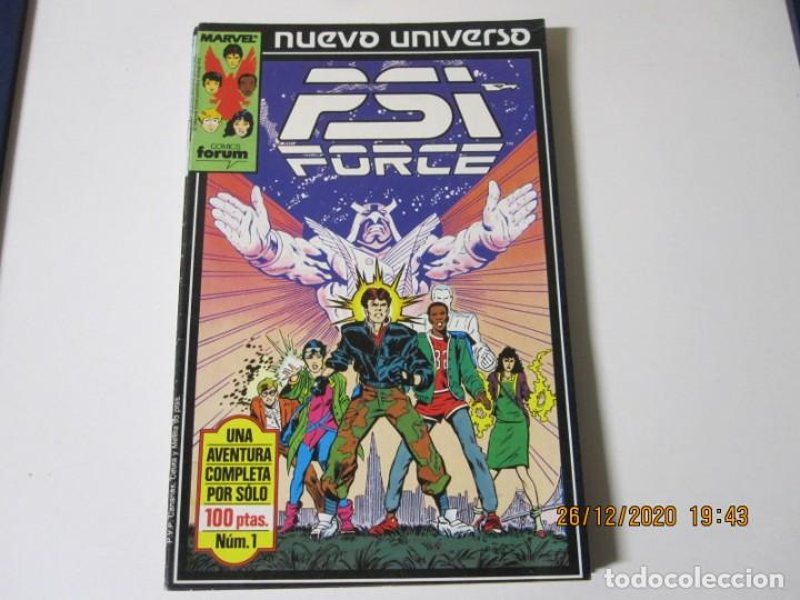 C&oacute;mics: LOTE DE COMIC DE PSI FORCE DE NUEVO UNIVERSO N&ordm; 1/2/3/4DE MARVEL FORUM - Foto 1