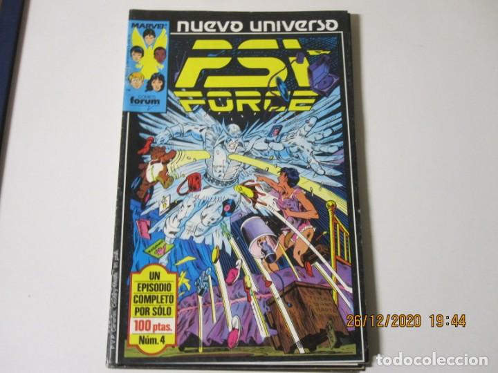 C&oacute;mics: LOTE DE COMIC DE PSI FORCE DE NUEVO UNIVERSO N&ordm; 1/2/3/4DE MARVEL FORUM - Foto 4