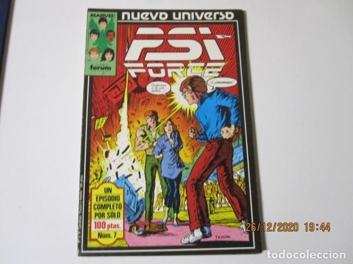 C&oacute;mics: LOTE DE COMIC DE PSI FORCE DE NUEVO UNIVERSO N&ordm; 5/7/11 DE MARVEL FORUM - Foto 2