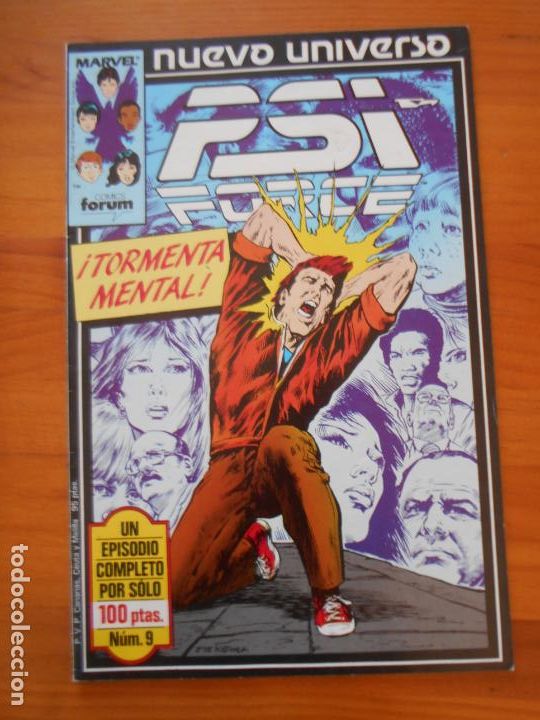 C&oacute;mics: PSI FORCE N&ordm; 9 - NUEVO UNIVERSO - MARVEL - FORUM (FX) - Foto 1