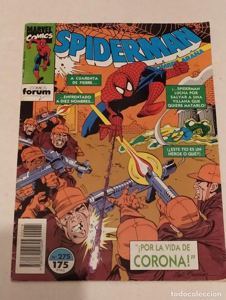 C&oacute;mics: SPIDERMAN N&ordm; 275 - FORUM MARVEL. A&Ntilde;O 1992 - Foto 1