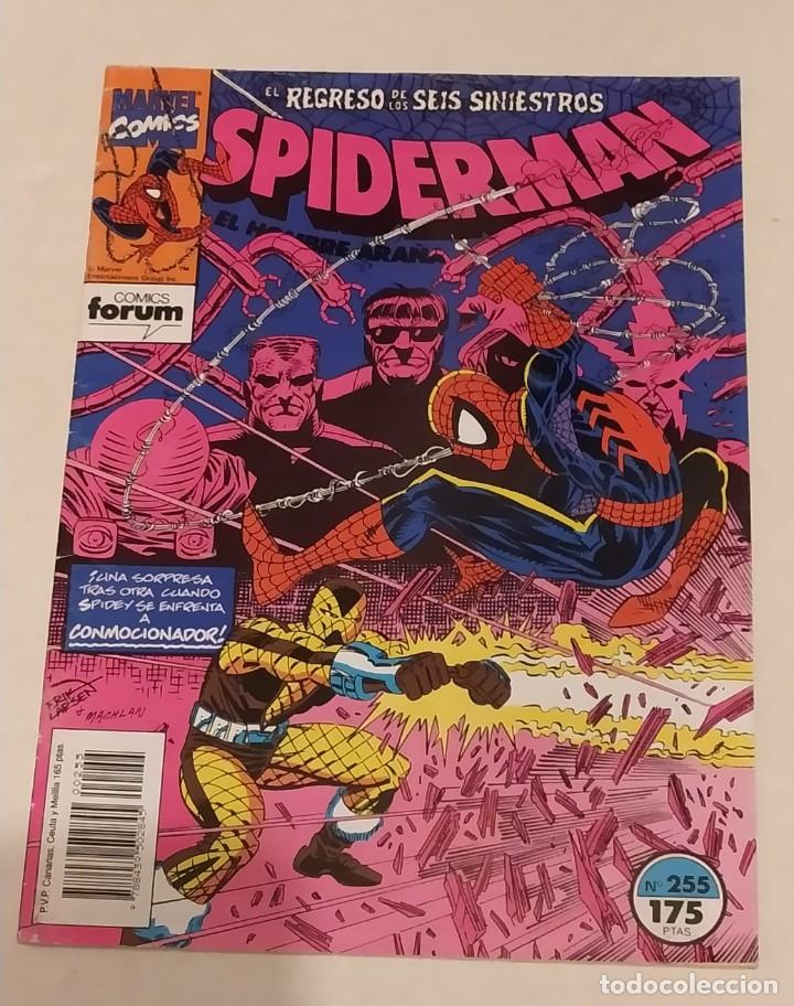 C&oacute;mics: SPIDERMAN N&ordm; 255 - FORUM MARVEL. A&Ntilde;O 1992 - Foto 1