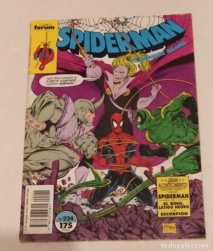 C&oacute;mics: SPIDERMAN N&ordm; 224 - FORUM MARVEL. A&Ntilde;O 1991 - Foto 1